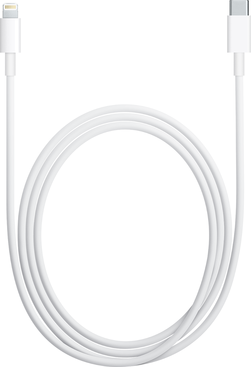 Cable Apple USB-C a Lightning, referencia del conector del kit